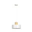 Lampe suspendue Torin 1 blanche