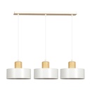 Lampe suspendue Torin 3 blanche