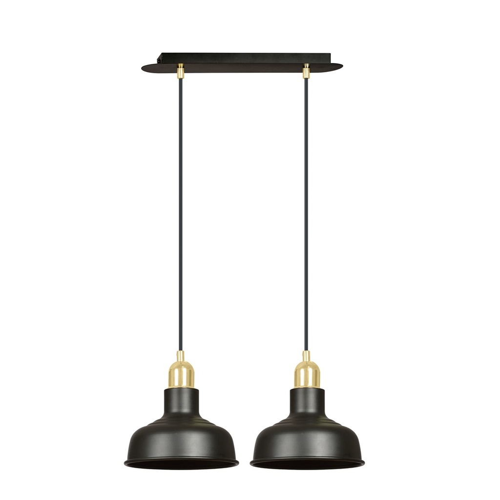 Ibor 2 Black pendant lamp