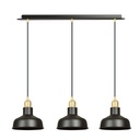 Ibor 3 Black pendant lamp