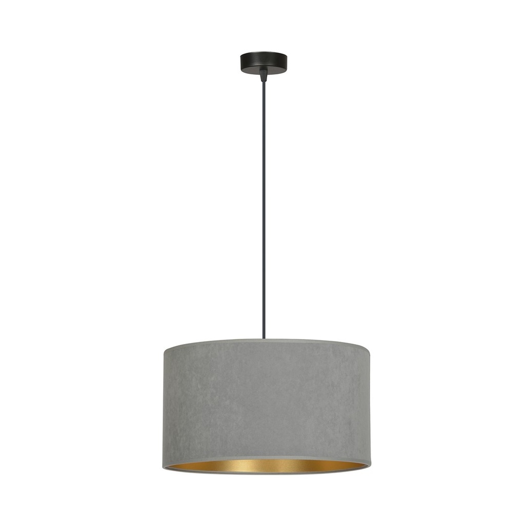Lampe suspendue Hilde 1 Bl grise