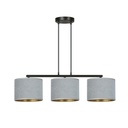 Hilde 3 Bl Grau Pendelleuchte