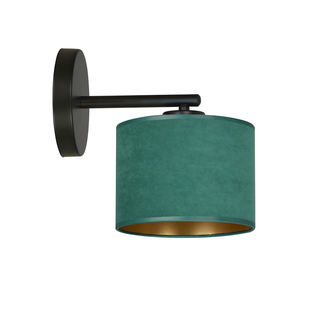 [1051/K1] Applique murale Hilde K1 Noir/Vert