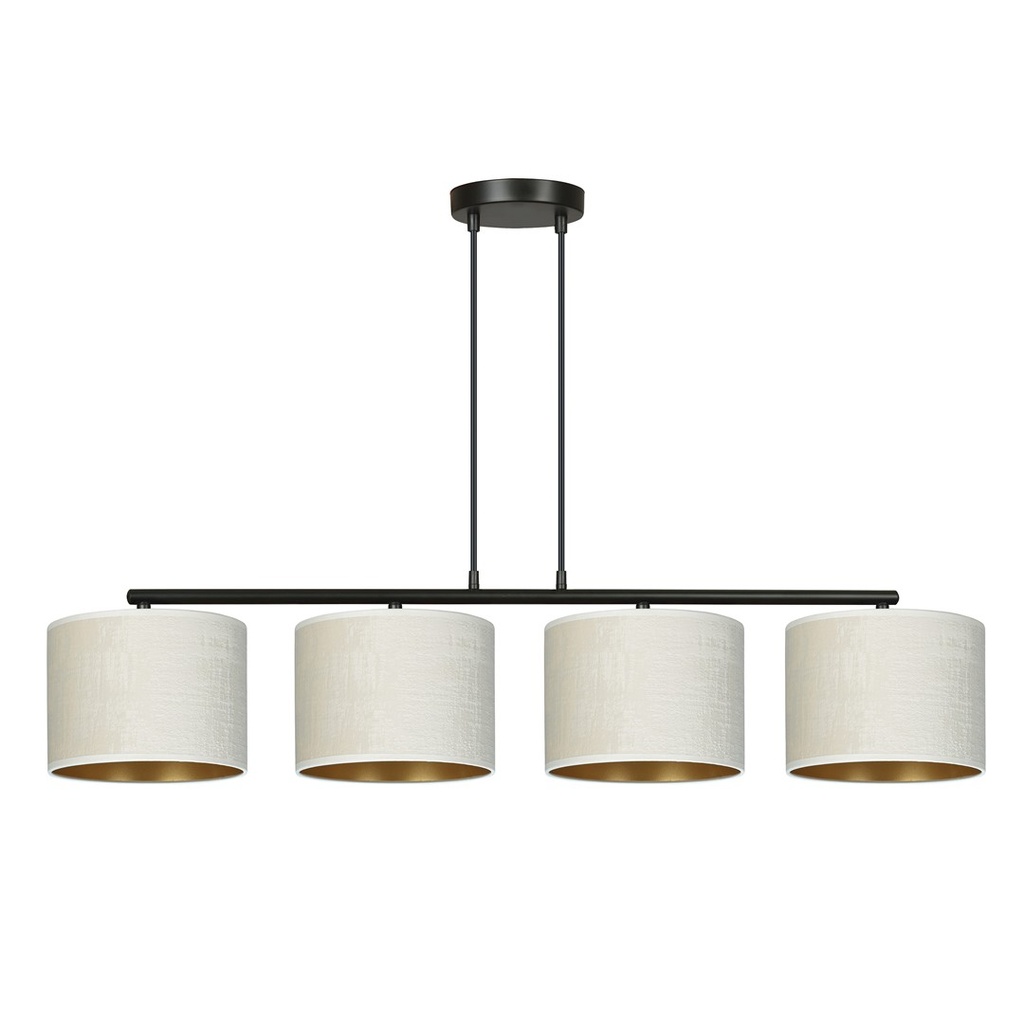 [1052/4] Hilde 4 Bl Weiße Pendelleuchte