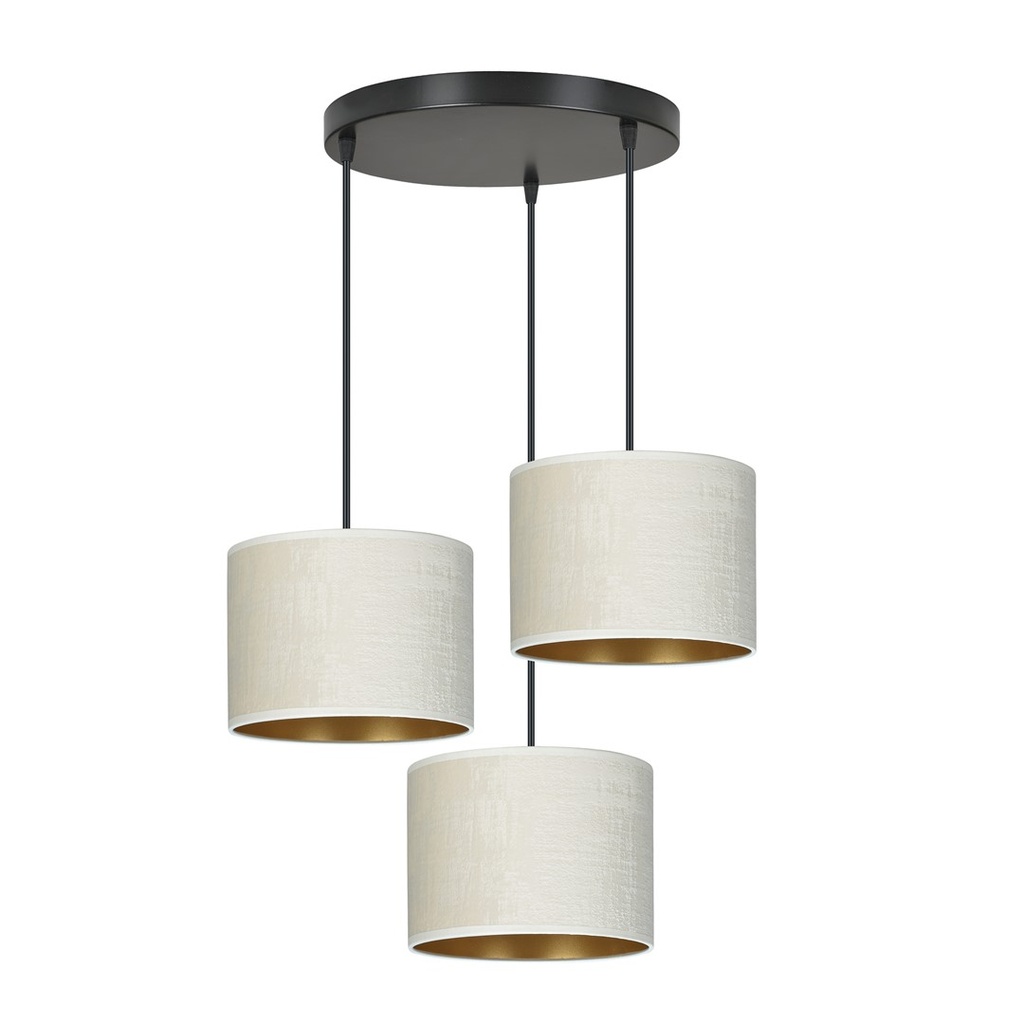 Hilde 3 Bl Premium Weiße Pendelleuchte