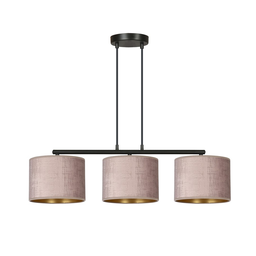 [1053/3] Hilde 3 Bl Rose Pendelleuchte
