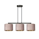 Hilde 3 Bl Rose pendant lamp