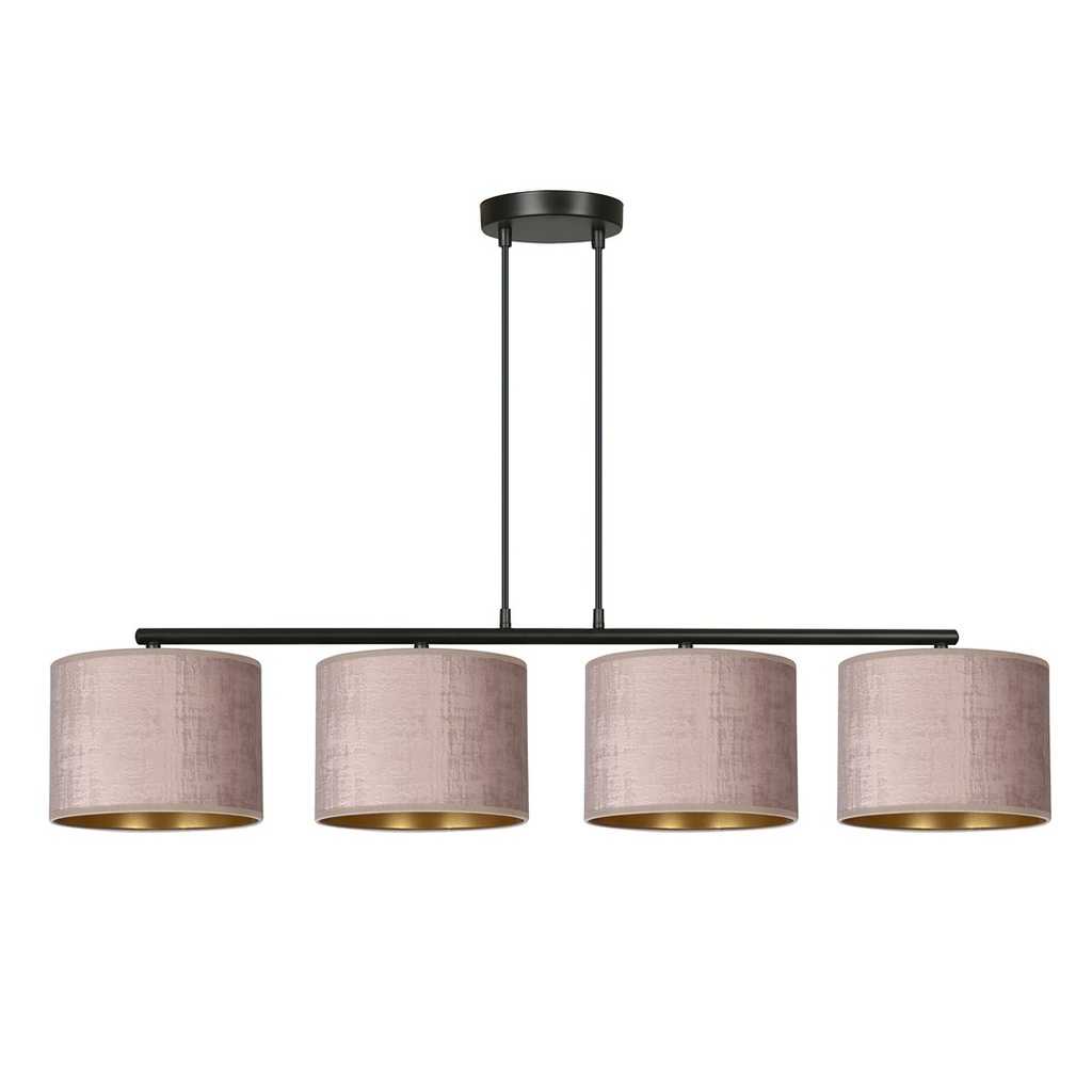 [1053/4] Lampe suspendue Hilde 4 Bl Rose