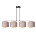 Lampe suspendue Hilde 4 Bl Rose