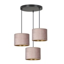 Lampe suspendue Hilde 3 Bl Premium Rose