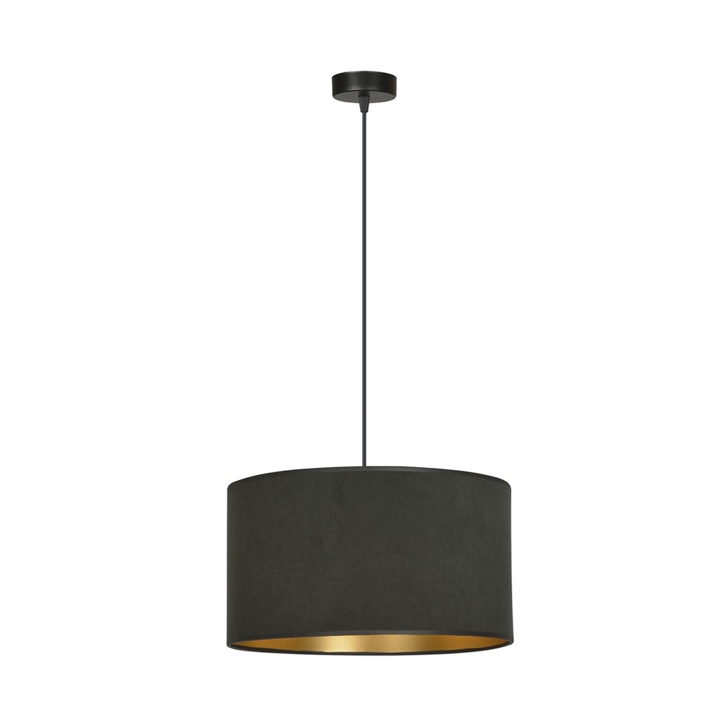 Hilde 1 Bl Black pendant lamp