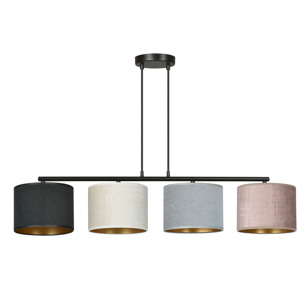 [1055/4] Lampe à suspension Hilde 4 Bl Mix