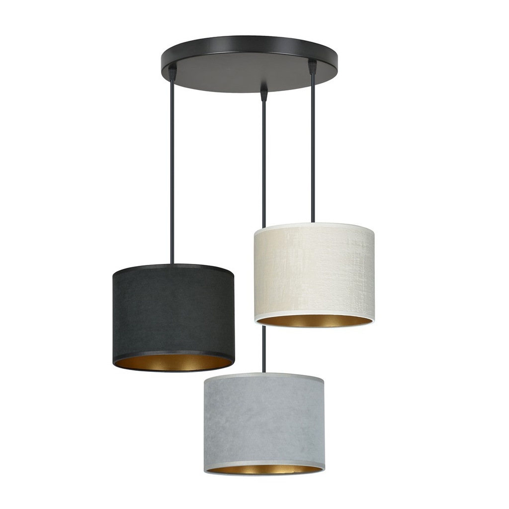 Lampe suspendue Hilde 3 Bl Premium Mix