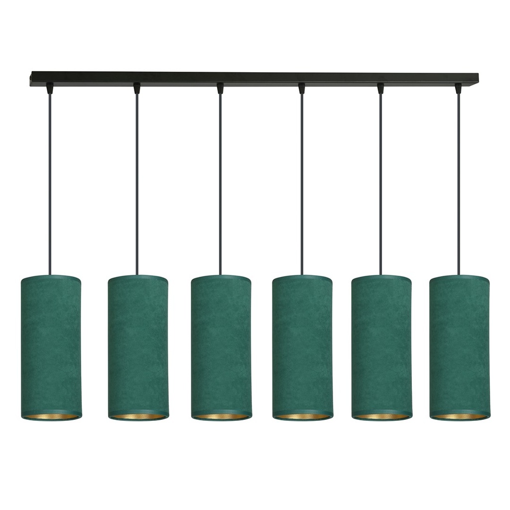 [1058/6] Bente 6 Bl Green pendant lamp