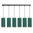 Lampe suspendue verte Bente 6 Bl