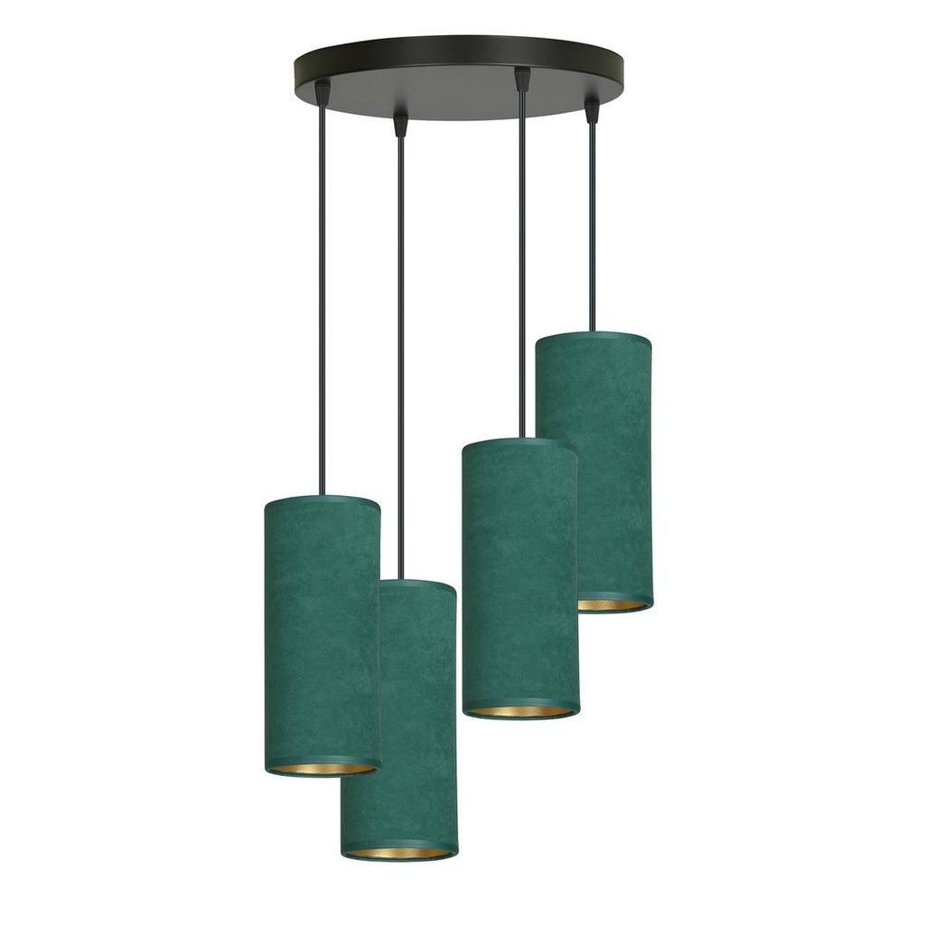 [1058/4PREM] Bente 4 Bl Premium Green pendant lamp