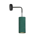 Bente K1 Bl Green wall lamp