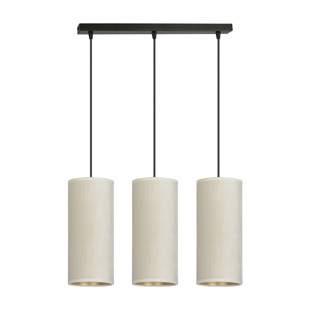 Lampe suspendue blanche Bente 3 Bl