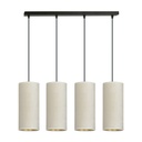 Lampe suspendue blanche Bente 4 Bl