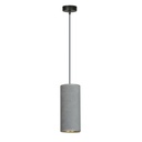 Lampe suspendue Bente 1 Bl grise