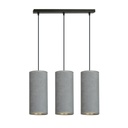 Lampe suspendue Bente 3 Bl grise