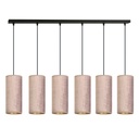 Lampe suspendue Bente 6 Bl Rose