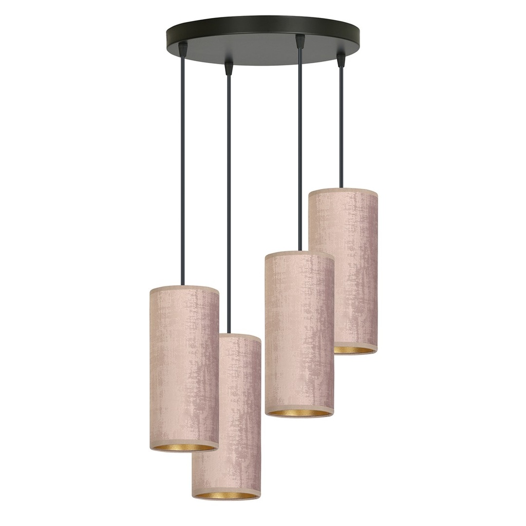[1061/4PREM] Bente 4 Bl Premium Rose pendant lamp