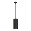 Lampe suspendue noire Bente 1 Bl