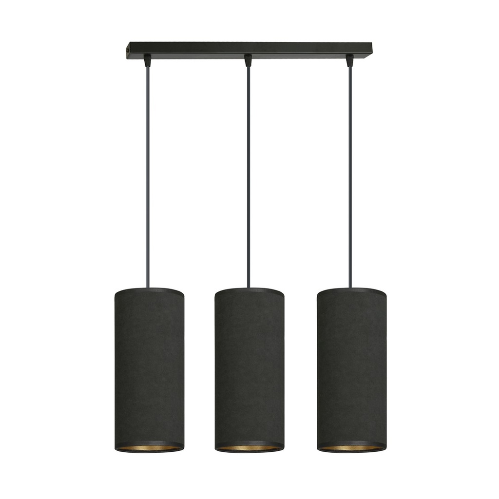 [1067/3] Bente 3 Bl Black pendant lamp