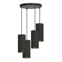 Bente 4 Bl Premium Schwarze Pendelleuchte