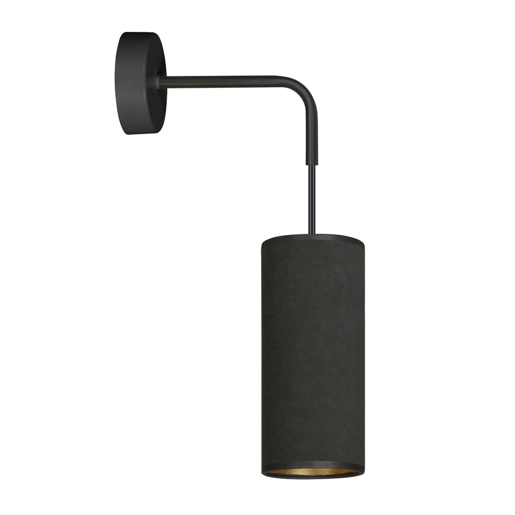 Bente K1 Bl Black wall lamp