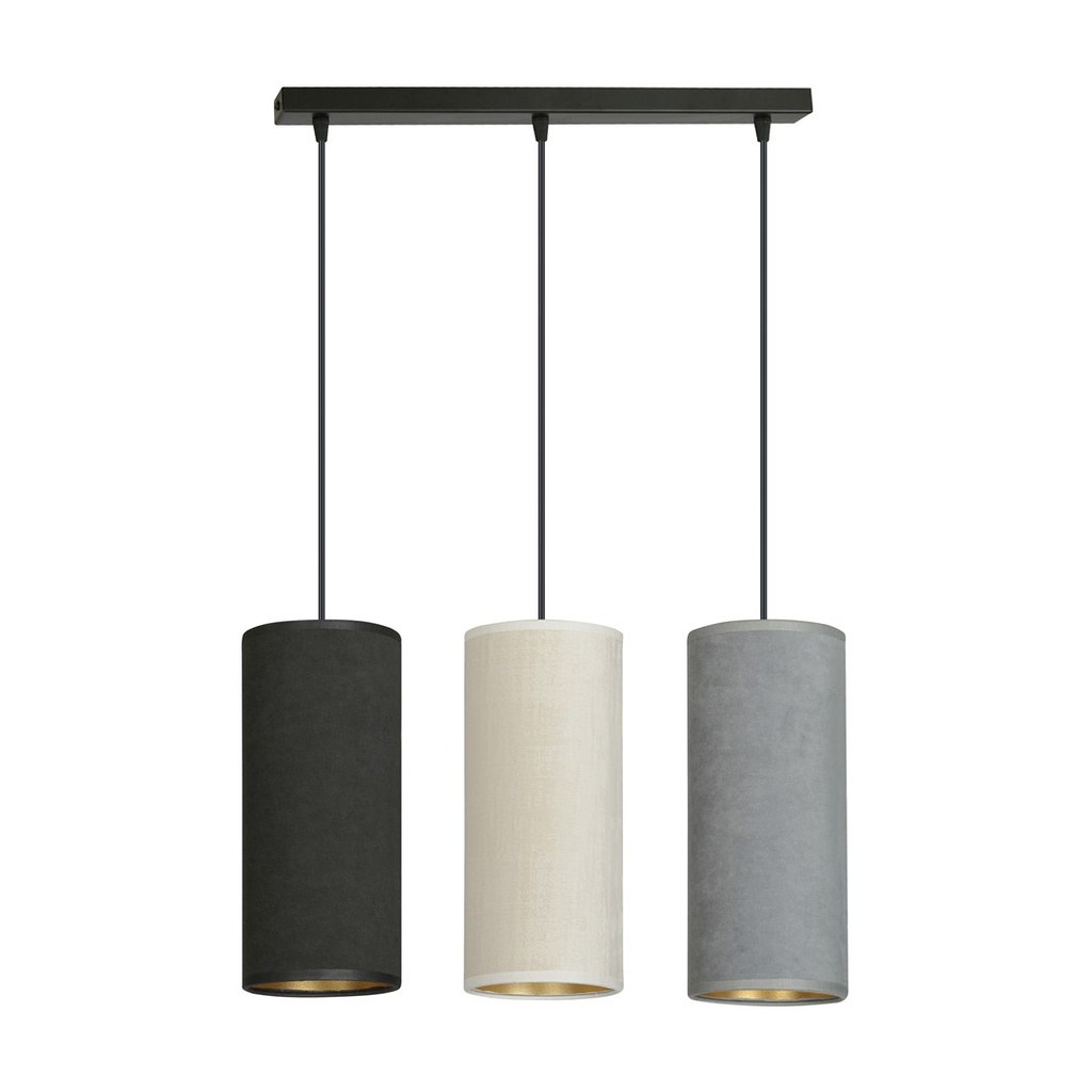 [1068/3] Lampe suspendue Bente 3 Bl Mix