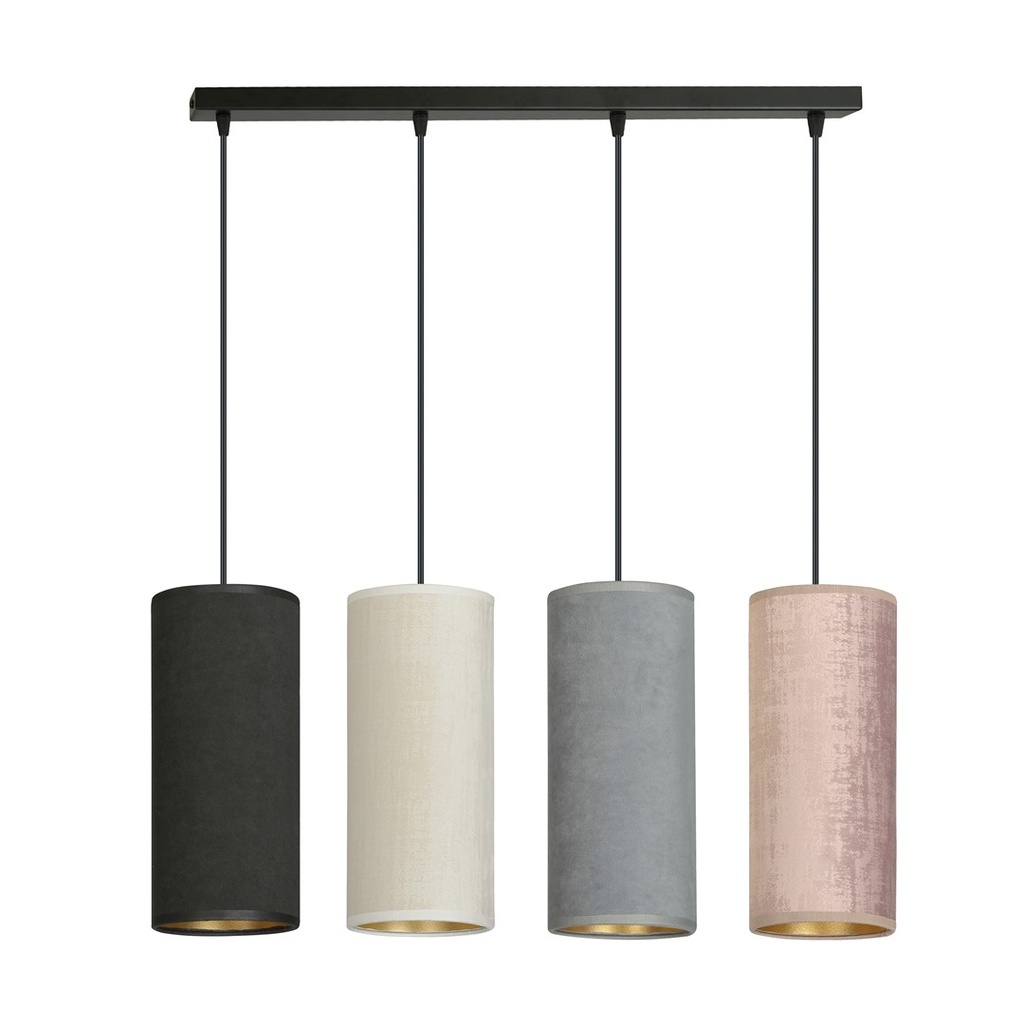 [1068/4] Lampe suspendue Bente 4 Bl Mix