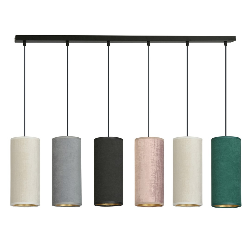 [1068/6] Bente 6 Bl Mix pendant lamp