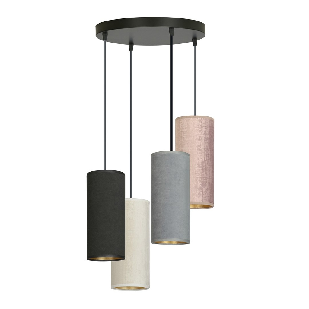[1068/4PREM] Bente 4 Bl Premium Mix pendant lamp