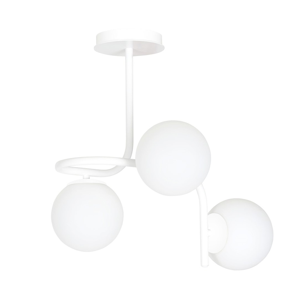 Kalf 3 White ceiling lamp