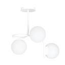 Kalf 3 White ceiling lamp