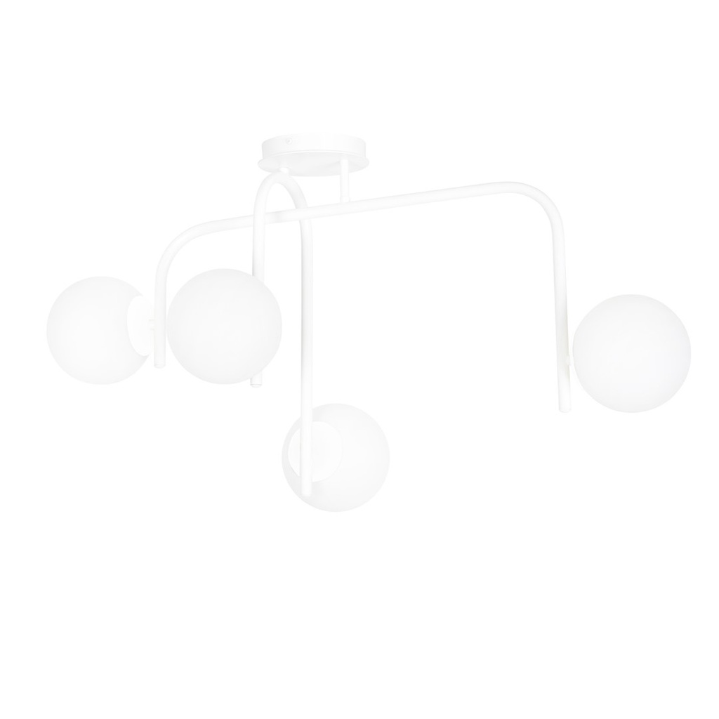 [1031/4B] Plafonnier blanc Kalf 4B