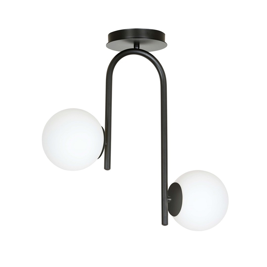 Plafonnier noir Kalf 2