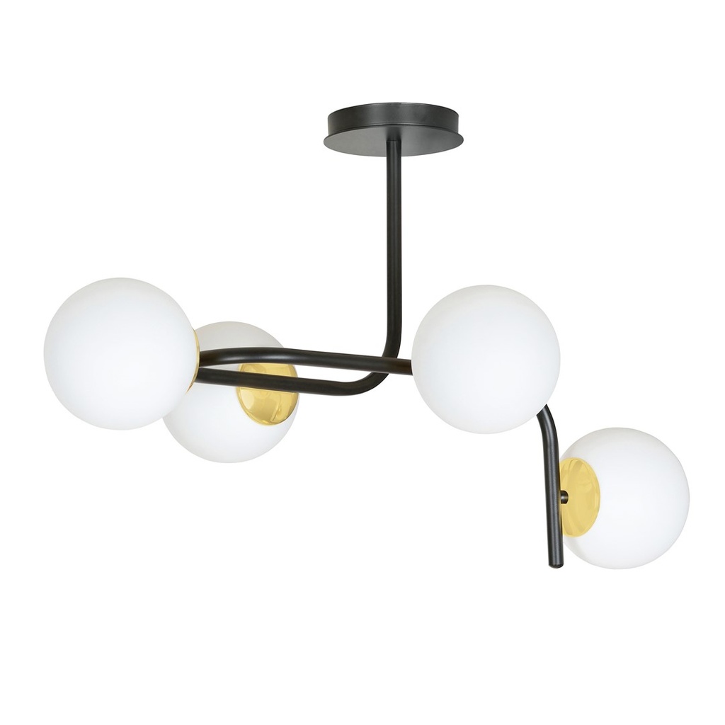 Ragnar 4A Black Gold ceiling lamp