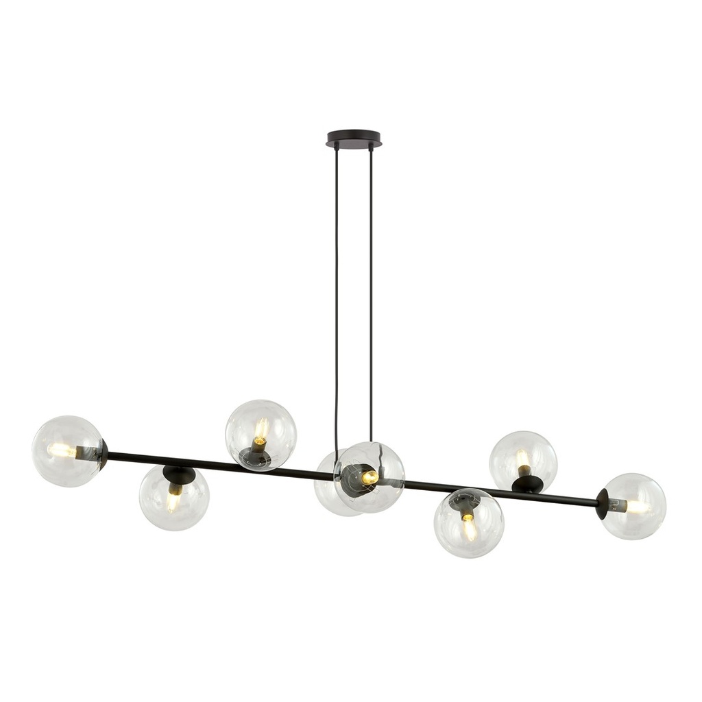 [874/8] Rossi 8 Bl Transparent pendant lamp