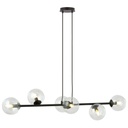 Rossi 6 Bl Transparent Pendelleuchte