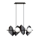 Drifton 4 Schwarze Pendelleuchte