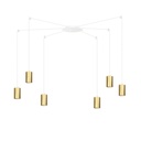 Traker 6 Wh/Gold Pendelleuchte