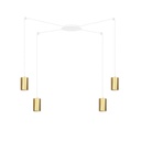 Traker 4 Wh/Gold Pendelleuchte