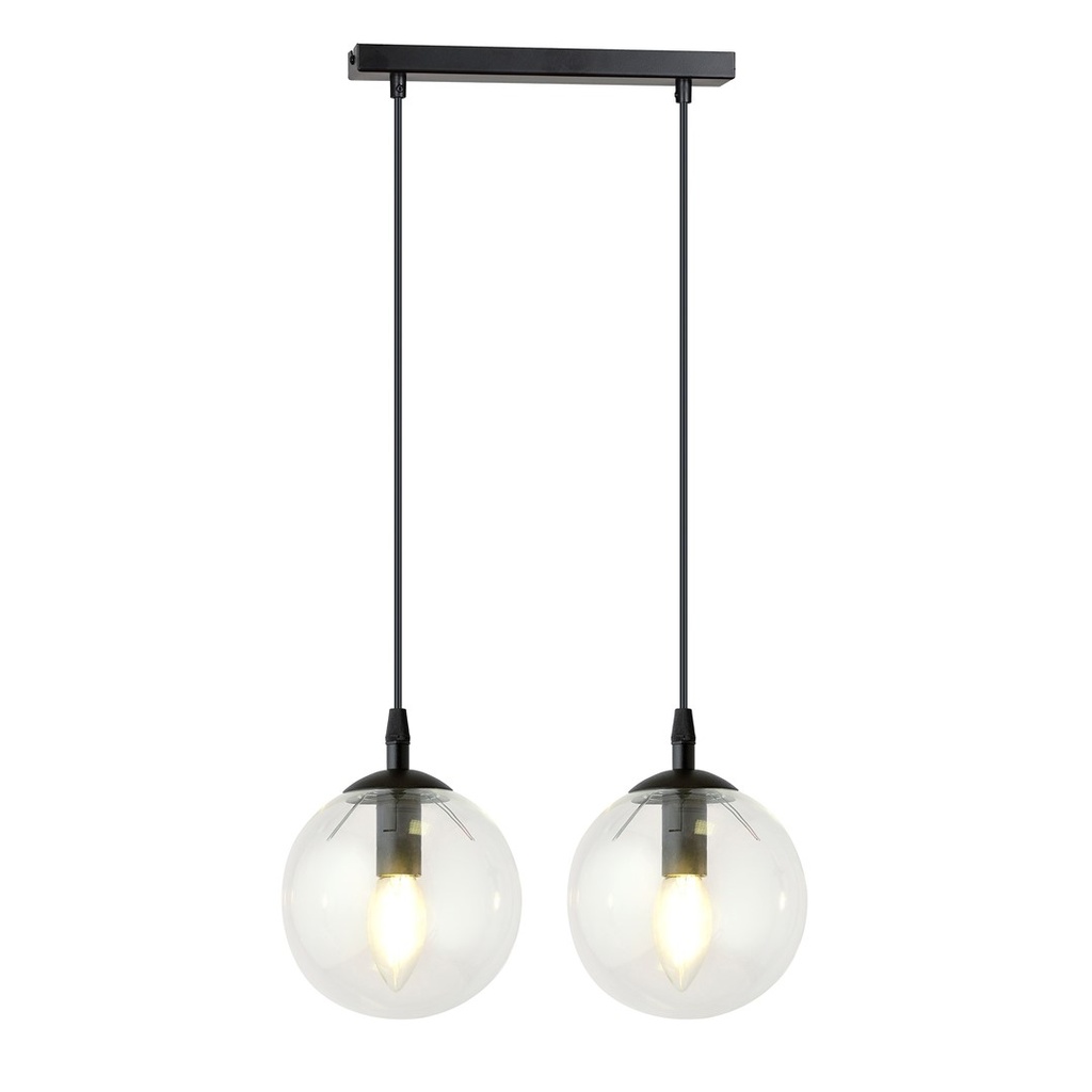 [711/2] Cosmo 2 Bl Transparent pendant lamp