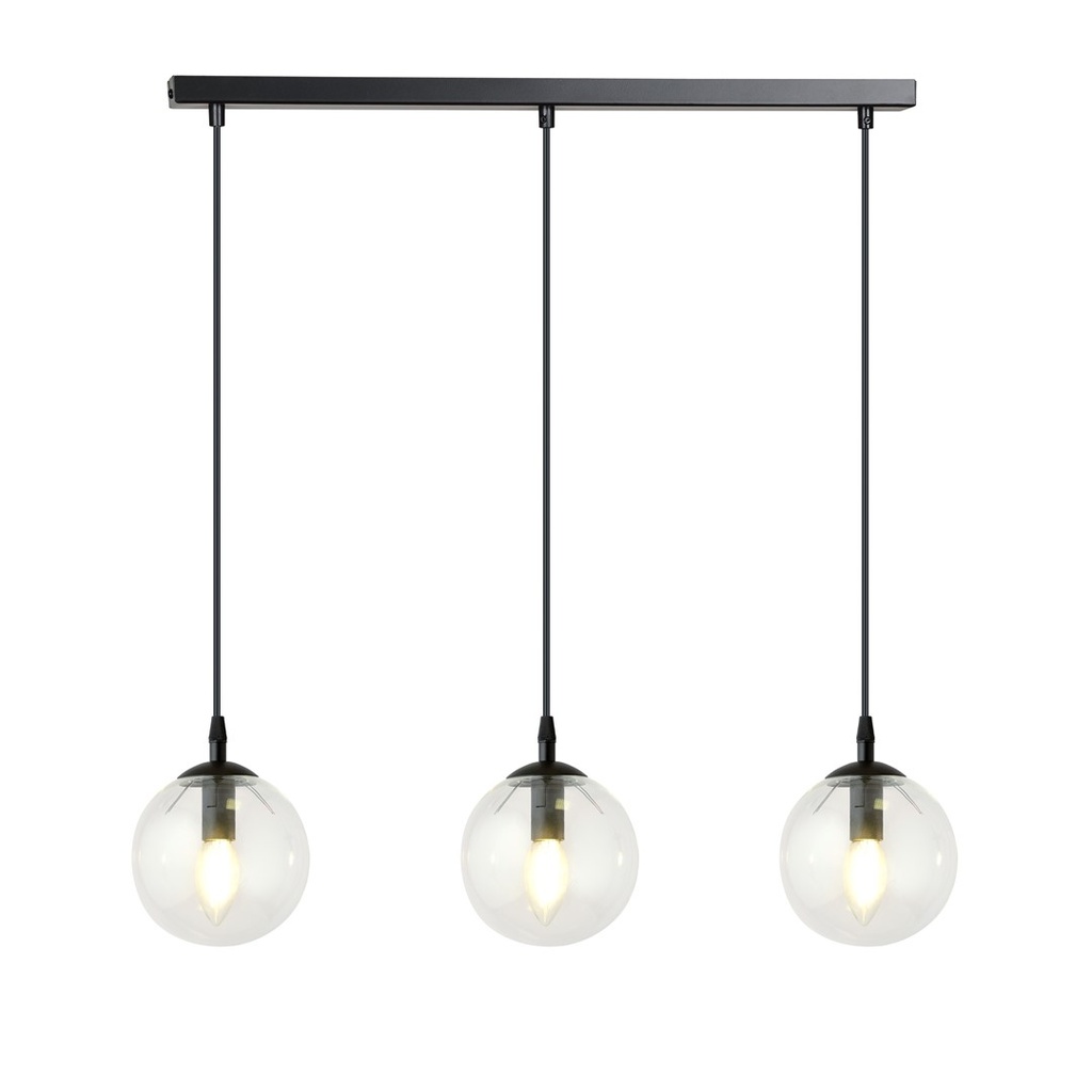 [711/3] Cosmo 3 Bl Transparent pendant lamp