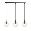 Lampe suspendue transparente Cosmo 3 Bl