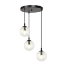 Cosmo 3 Bl Premium Transparent Pendelleuchte