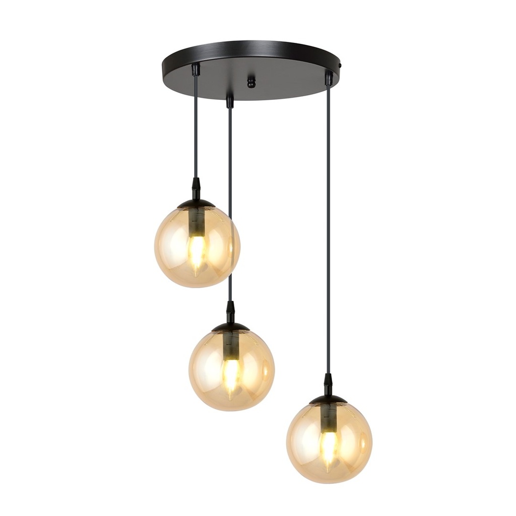 [713/3PREM] Cosmo 3 Bl Premium Miodowy Pendelleuchte